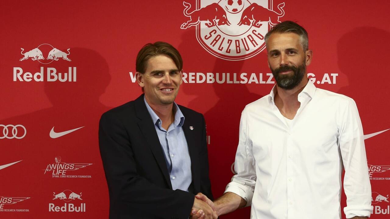 Vorstellung als neuer Trainer im Juni. 