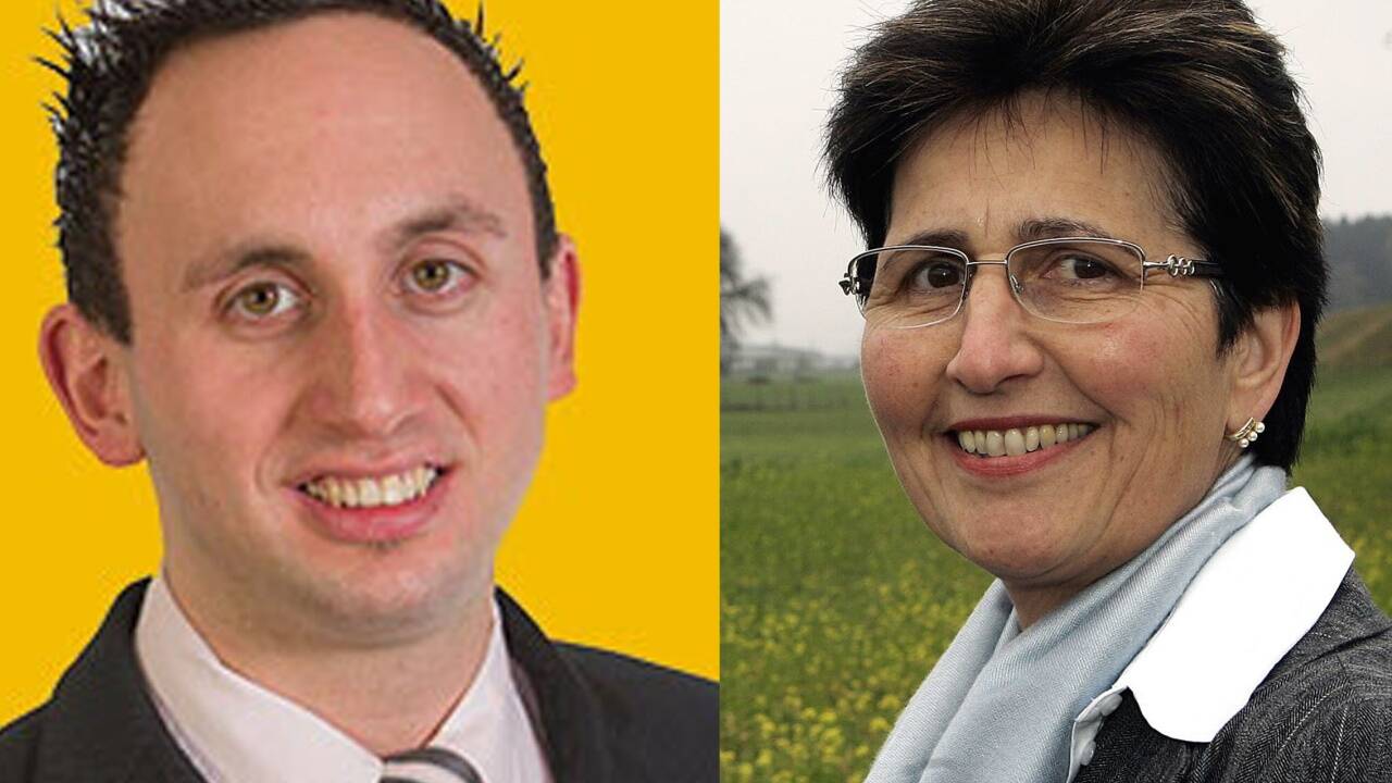 Spannendes Duell: Johannes Baumann (ÖVP) und Liselotte Winklhofer (LIS) treten bei der Bürgermeisterwahl im Frühjahr 2019 in Straßwalchen gegeneinander an. 