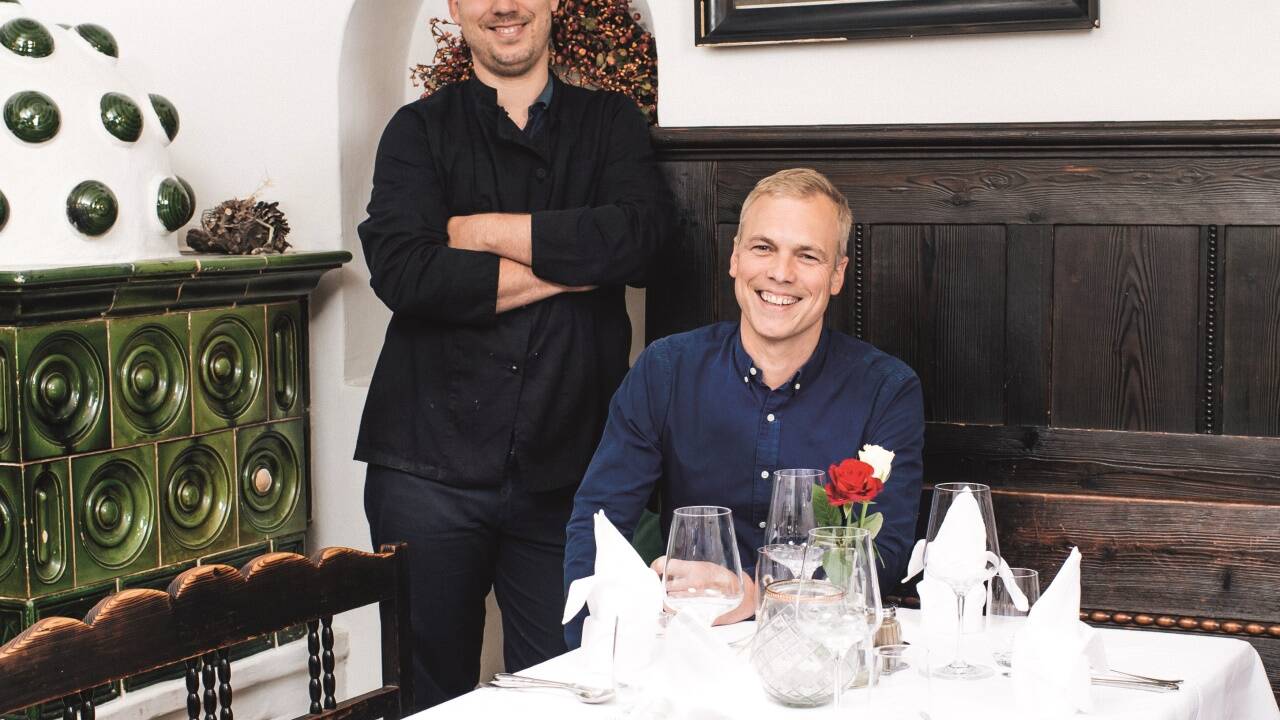 Die Söhne Christian und Andreas. 