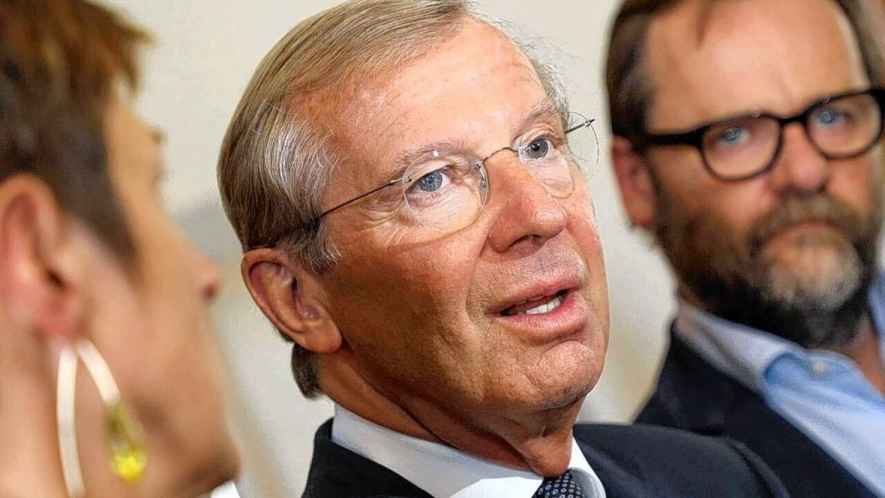 Astrid Rössler (Grünen), Wilfried Haslauer (ÖVP), Sepp Schellhorn (Neos). 
