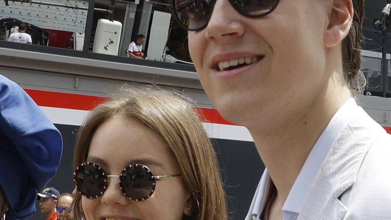 Prinzessin Carolines Tochter Charlotte mit Begleitung. Prinzessin Carolines Tochter Charlotte mit Begleitung.