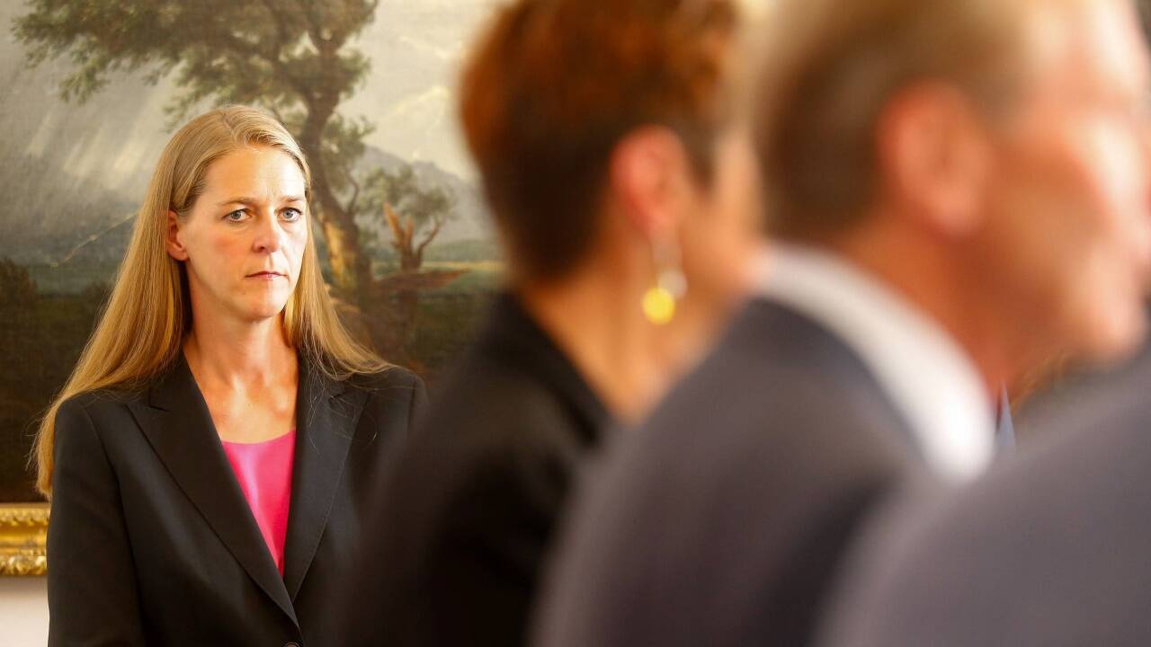 Bei der Präsentation des Koalitionspaktes am Freitagnachmittag wurde Andrea Klambauer als neue Wohnbaulandesrätin bereits präsentiert.  