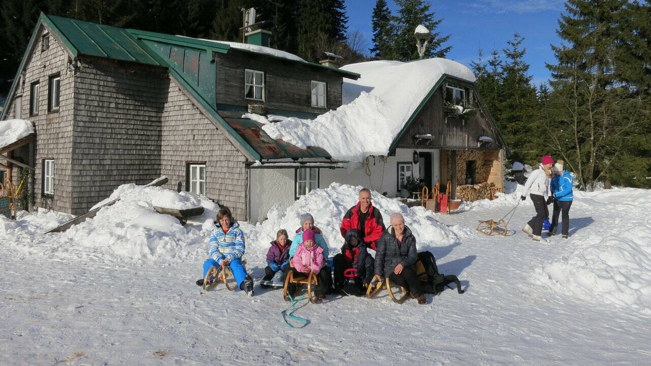 Winterparadies in der Tiefbrunnau