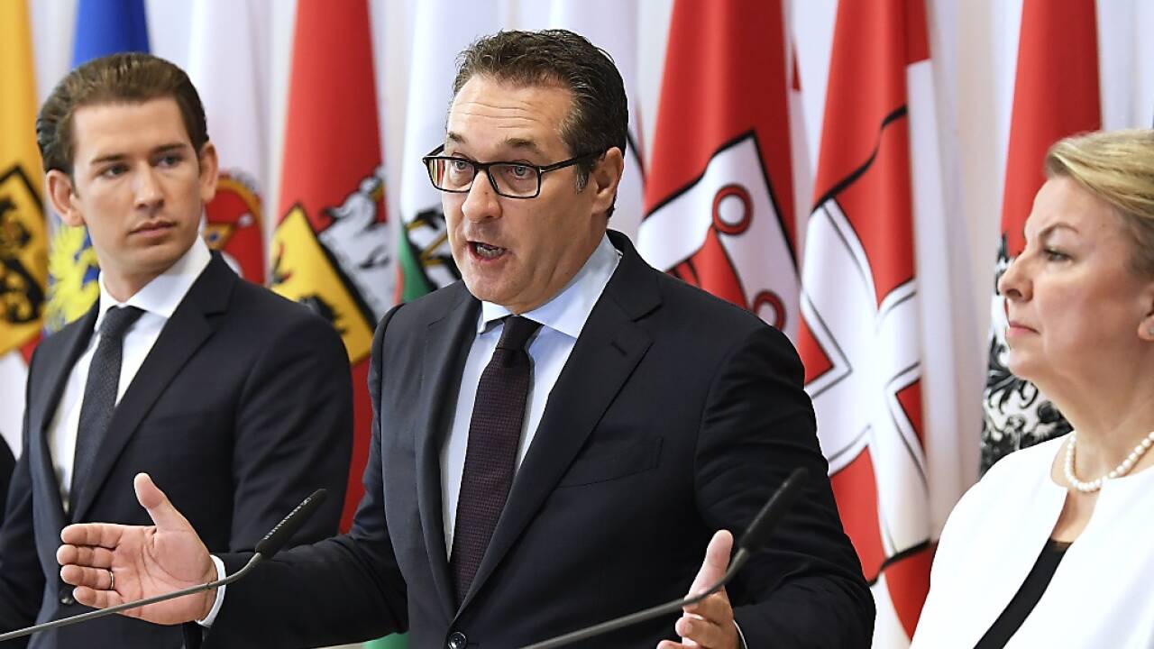 Strache präsentierte den Entwurf vor der Presse 
