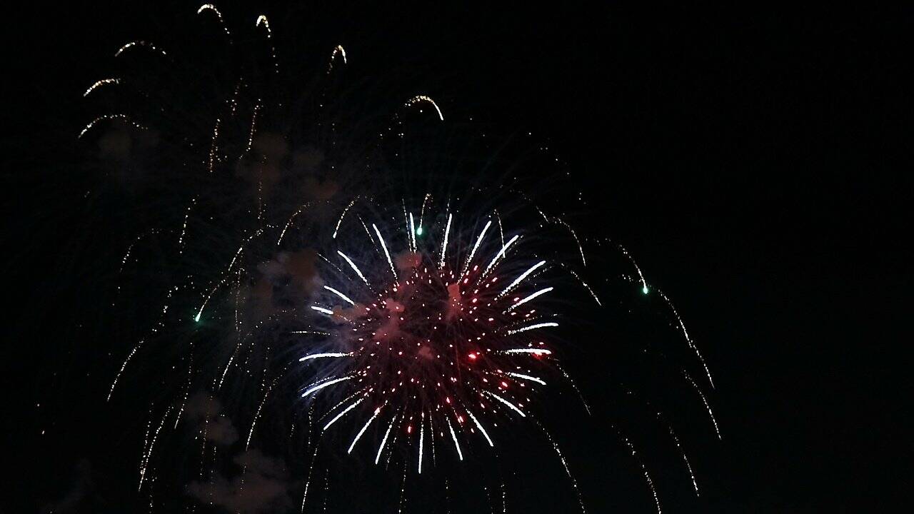 Tausende beim Silvester-Feuerwerk in der Stadt Salzburg
