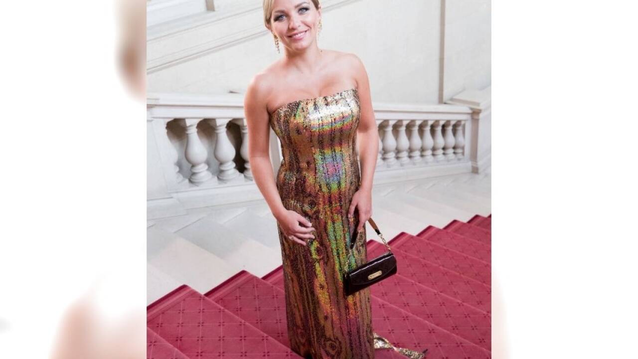 Geigerin Lidia Baich am Red Carpet anl. des Life+ Celebration Concert am Freitag, 01. Juni 2018, im Burgtheater in Wien. 