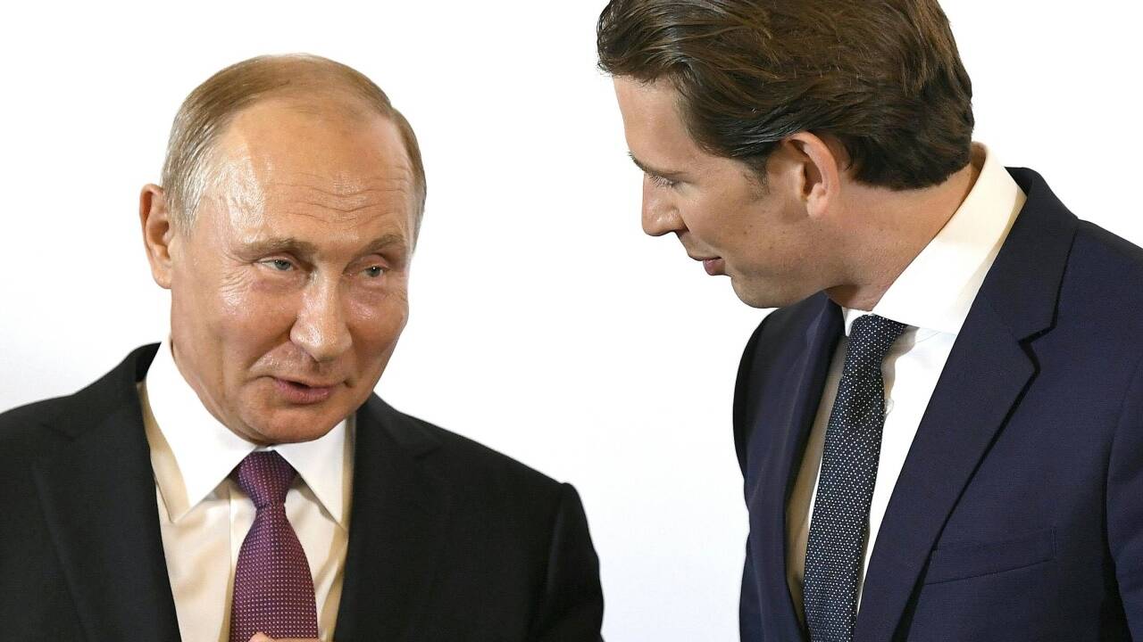 Putin und Kurz.  