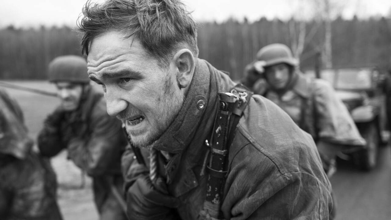 Szene aus dem Film „Der Hauptmann“. 