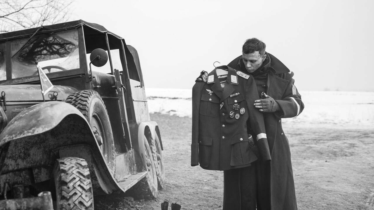 Szene aus dem Film „Der Hauptmann“. 