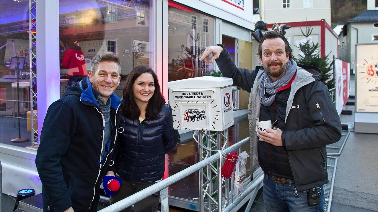 Spendenaktion: Ö3 sendet aus Studio am Kapitelplatz