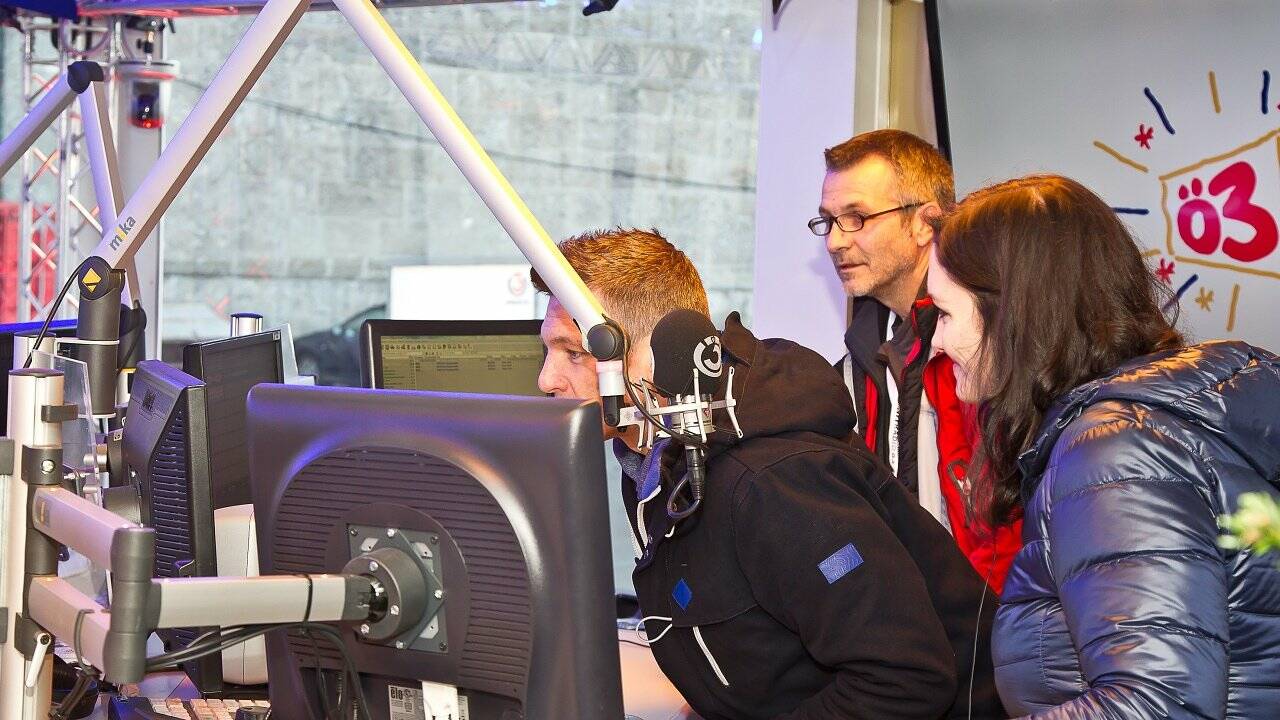 Spendenaktion: Ö3 sendet aus Studio am Kapitelplatz