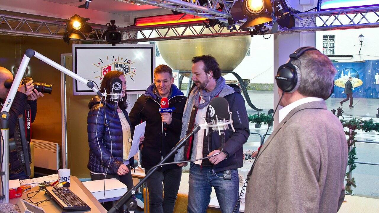 Spendenaktion: Ö3 sendet aus Studio am Kapitelplatz