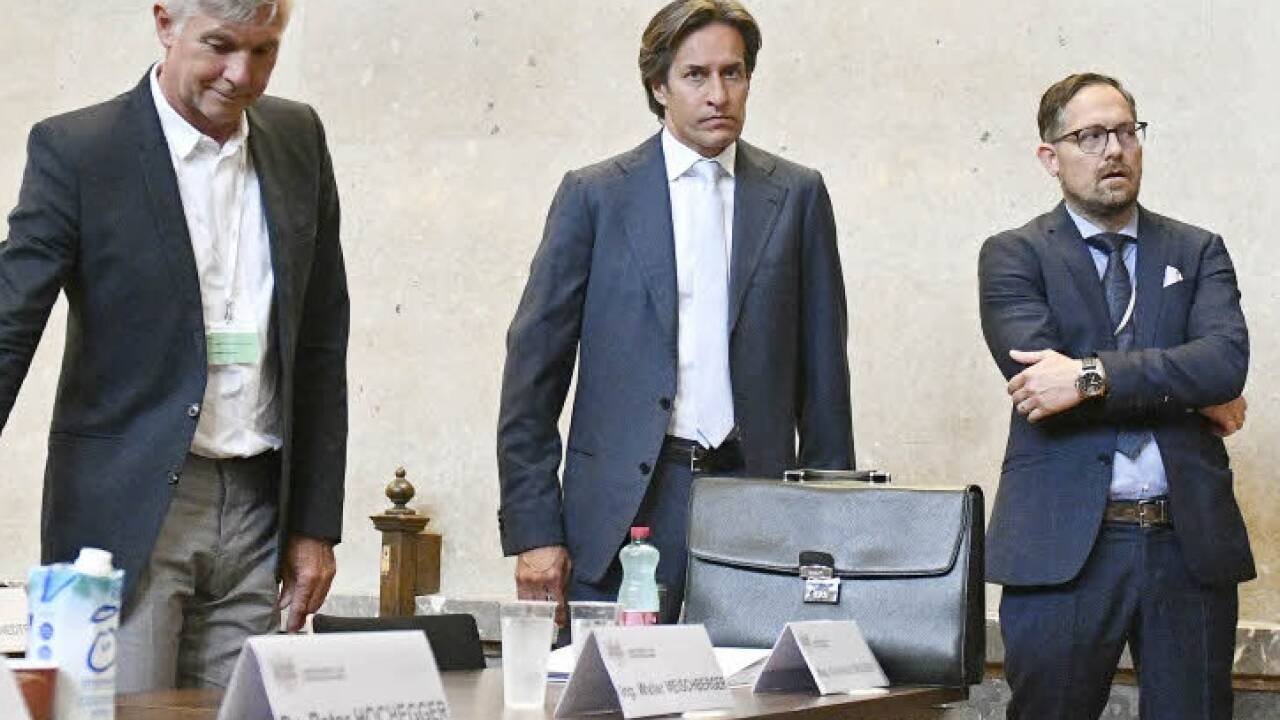Karl-Heinz Grasser vor Gericht.  