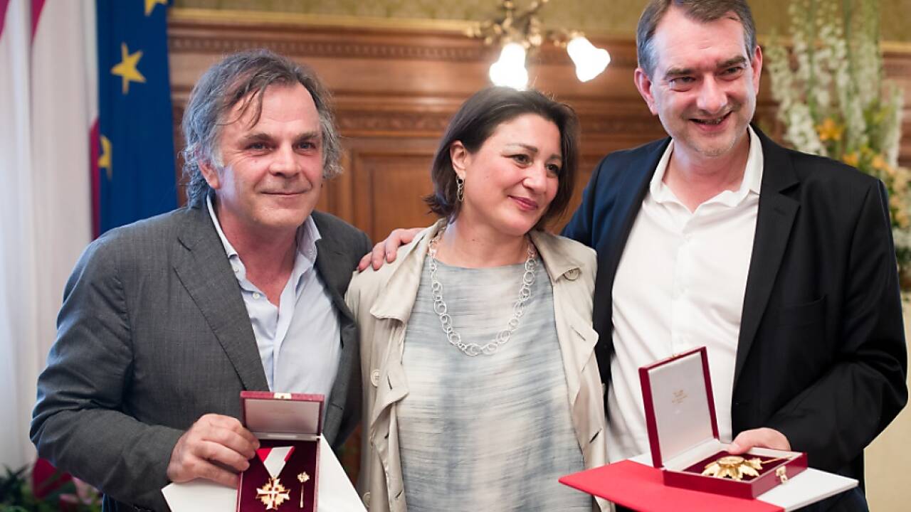 Markus Hinterhäuser, Veronica Kaup-Hasler und Alexander Horwath 