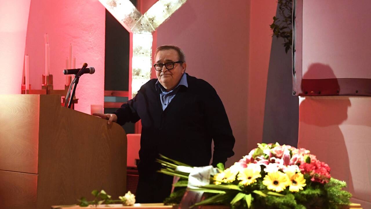 Weggefährte Markus Spiegel. 