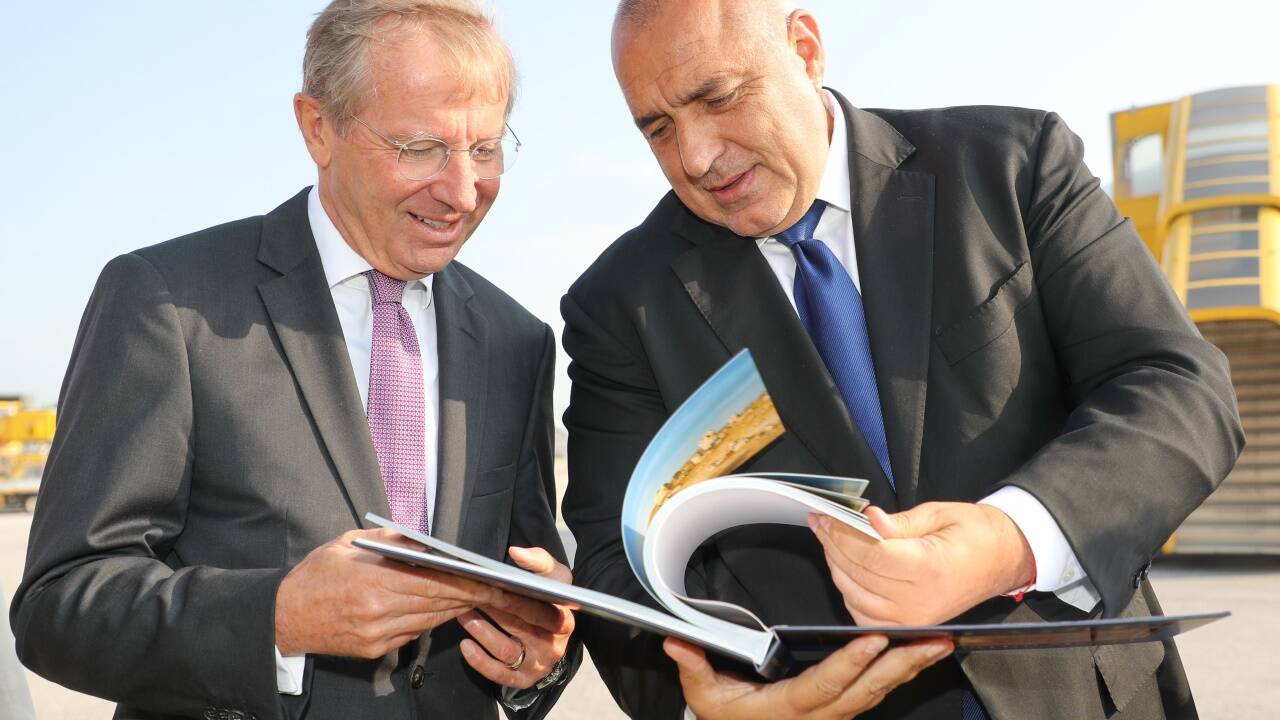 Auch Bulgariens Premierminister Bojko Borissow wurde von Haslauer am Salzburger Flughafen empfangen. 