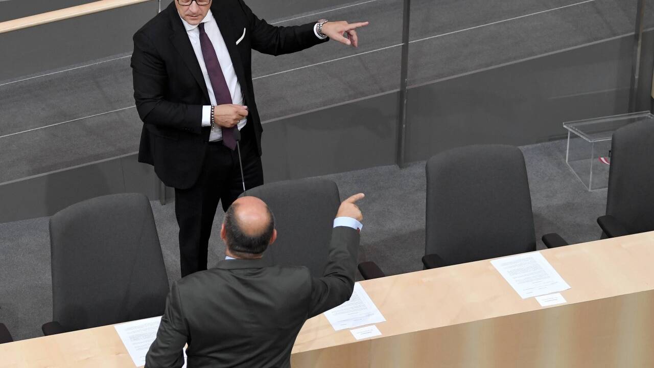 Vizekanzler Heinz-Christian Strache und Nationalratspräsident Wolfgang Sobotka. 