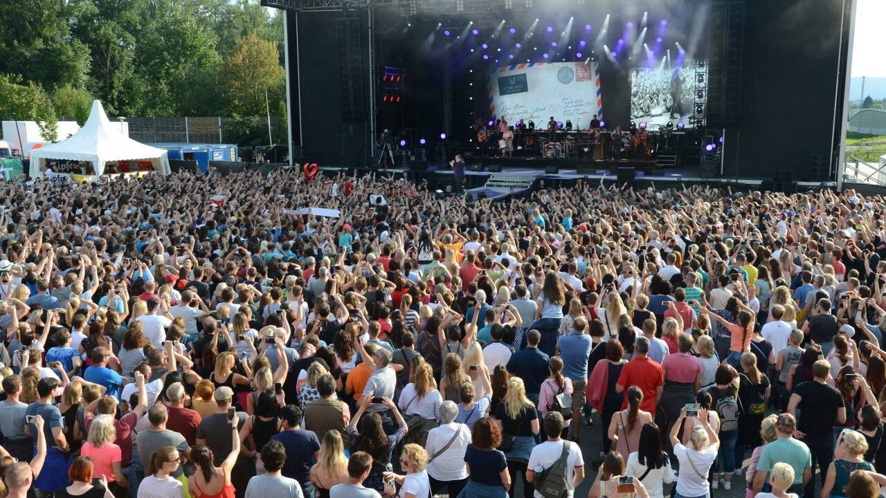 Bilder vom Konzert der Kelly Family am Samstag in Salzburg. 