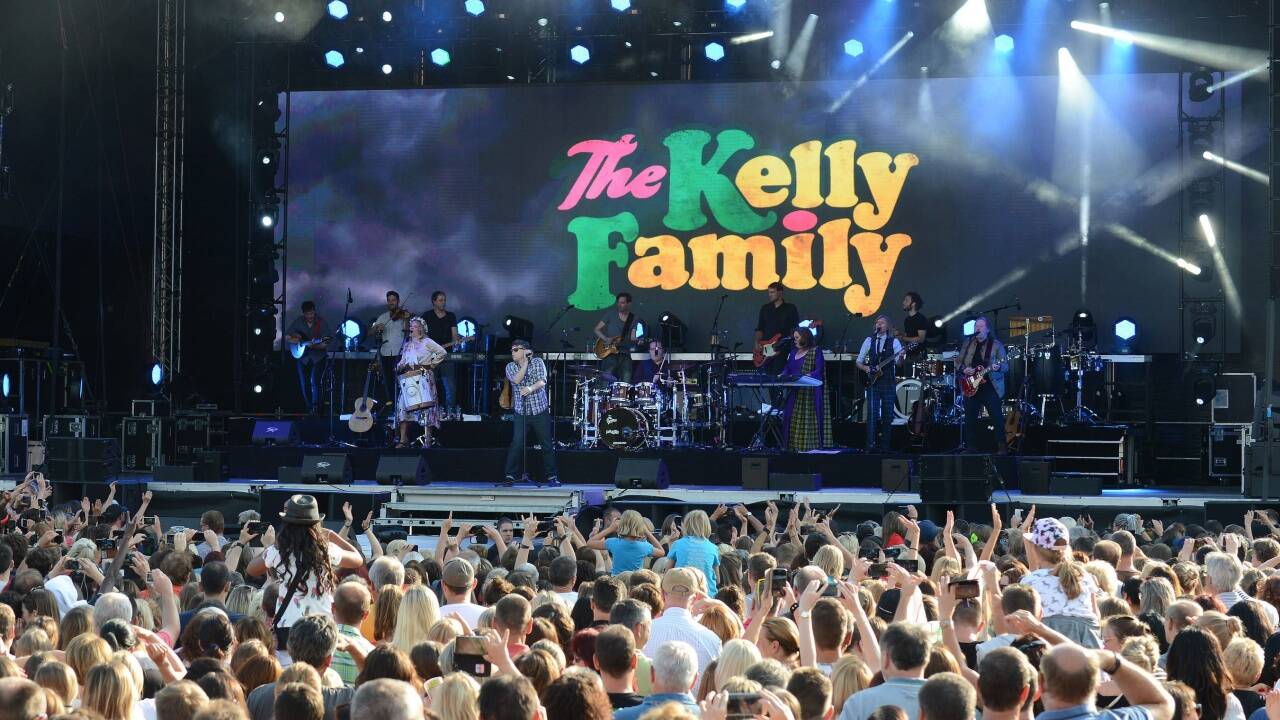Bilder vom Konzert der Kelly Family am Samstag in Salzburg. 