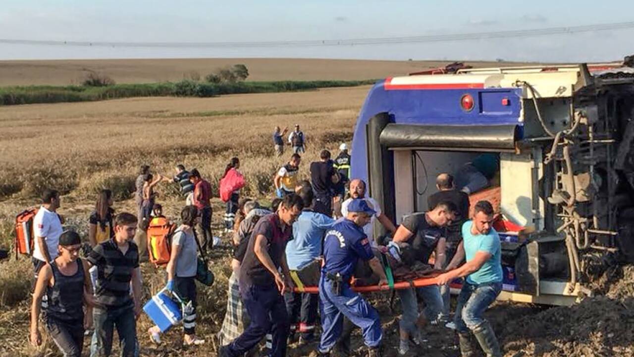 Fünf Waggons entgleisten 