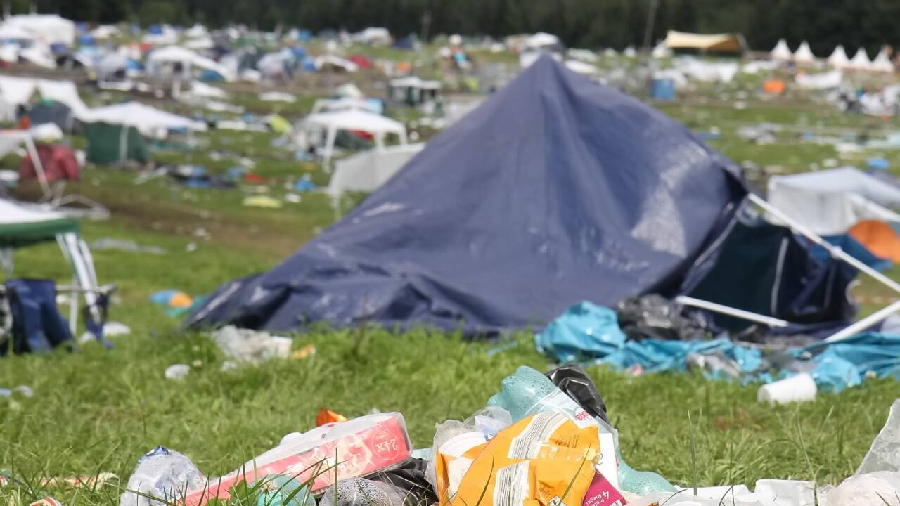 Das ist das, was vom Electric Love Festival (kurz ELF) übrig geblieben ist.  