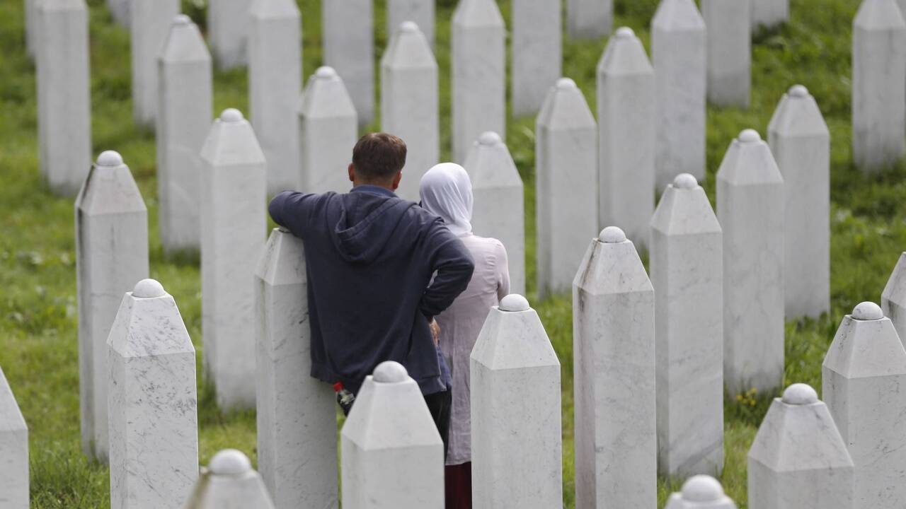 Die Gedenkstätte in Potocari nahe Sebrenica am Mittwoch (11. Juli 2018). 