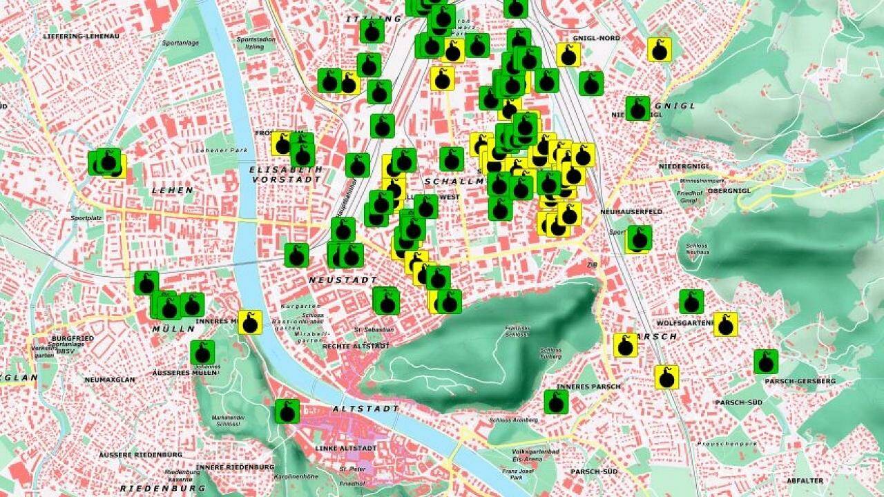 Wo in Salzburg noch Bomben schlummern könnten