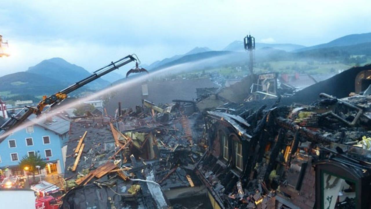 Großbrand in Tamsweg: Brandwache beendet