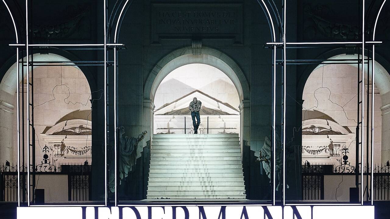 So sieht der „Jedermann“ in der aktuellen Inszenierung aus. 