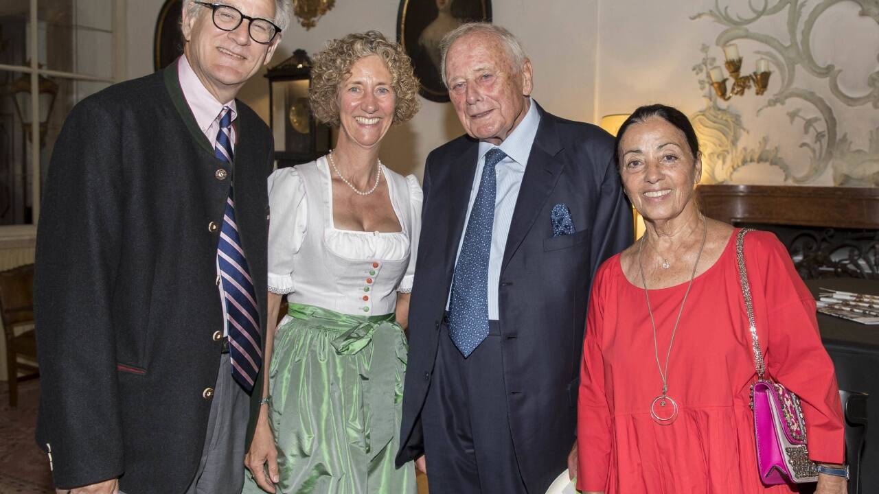 Stephen Salyer, Victoria Mars, Reinhold und Carmen Würth.  