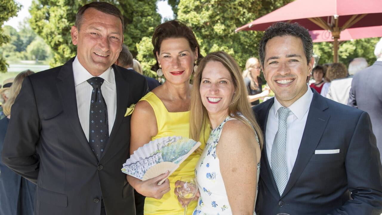 Johann Wagner, Gisela Winkelhofer, Janeen und Joseph Bartning. 