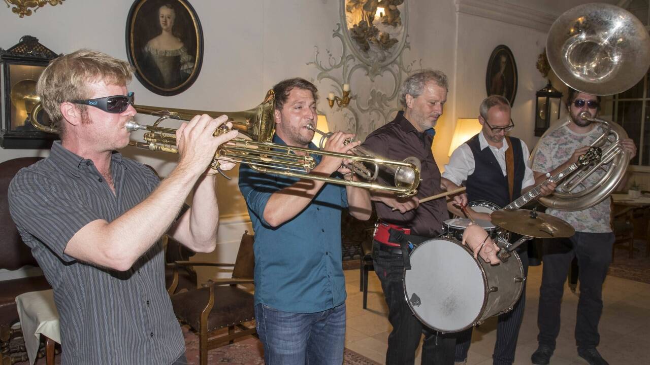 Musiker vom „Jedermann“.  