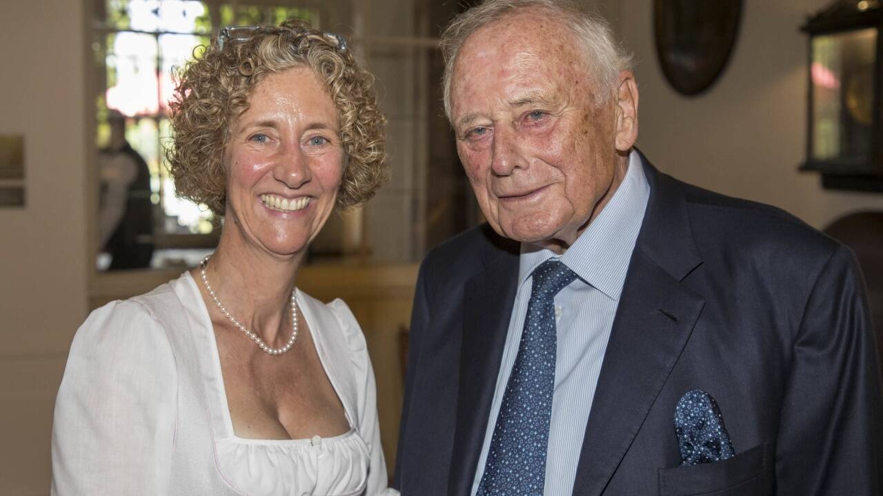 Victoria Mars und Reinhold Würth.  