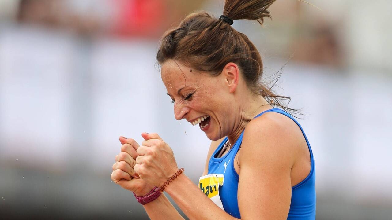 Freude über Titel Nummer 13 bei Michaela Egger.  