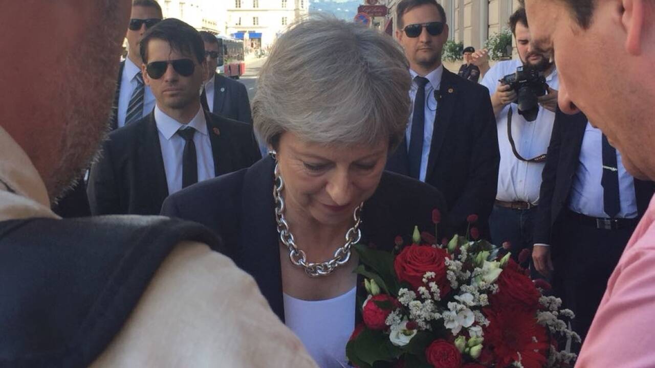 Die britische Premierministerin Theresa May. 