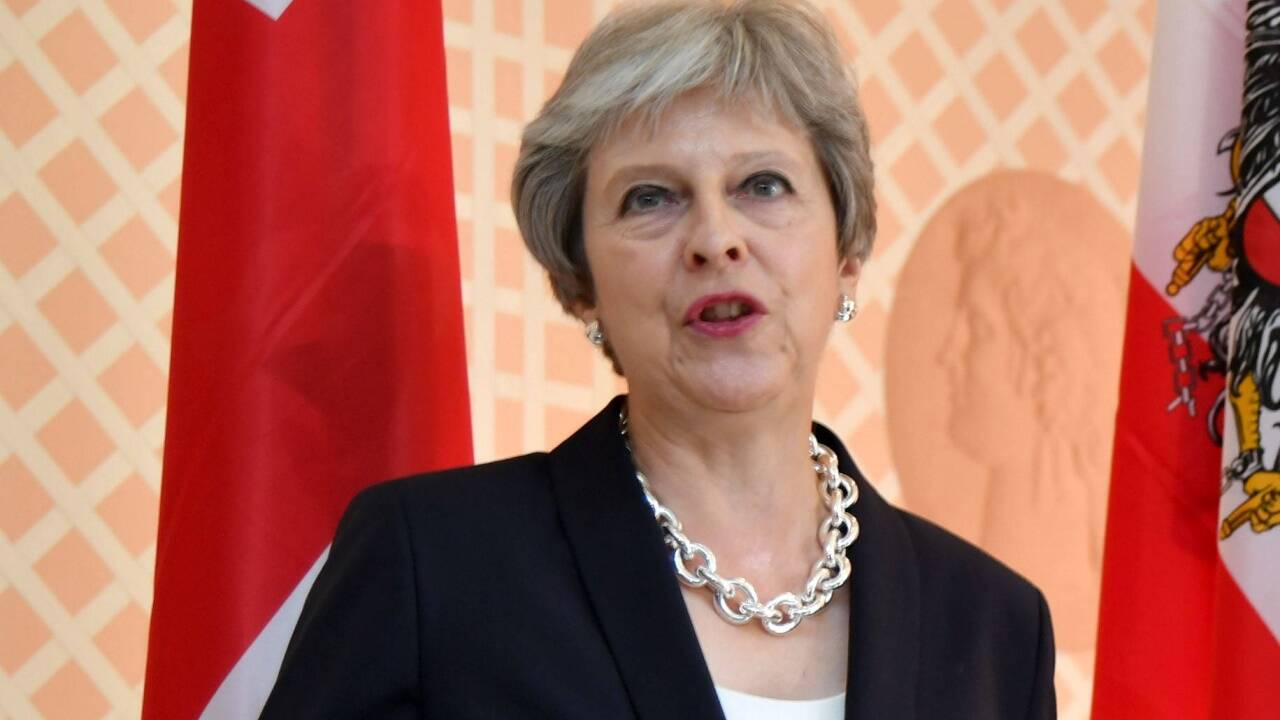 Die britische Premierministerin Theresa May und Bundeskanzler Sebastian Kurz. 