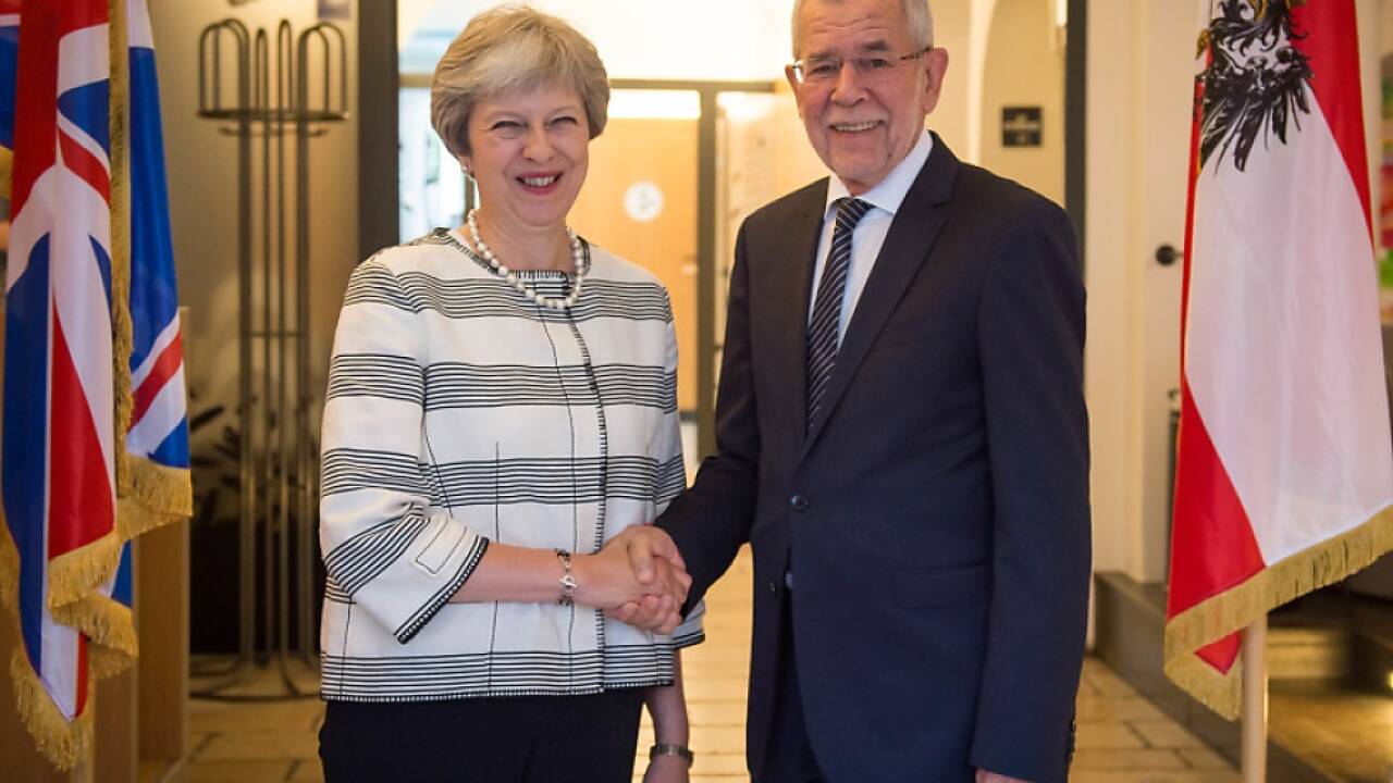 May traf in Salzburg neben Kurz auch Bundespräsident Van der Bellen 