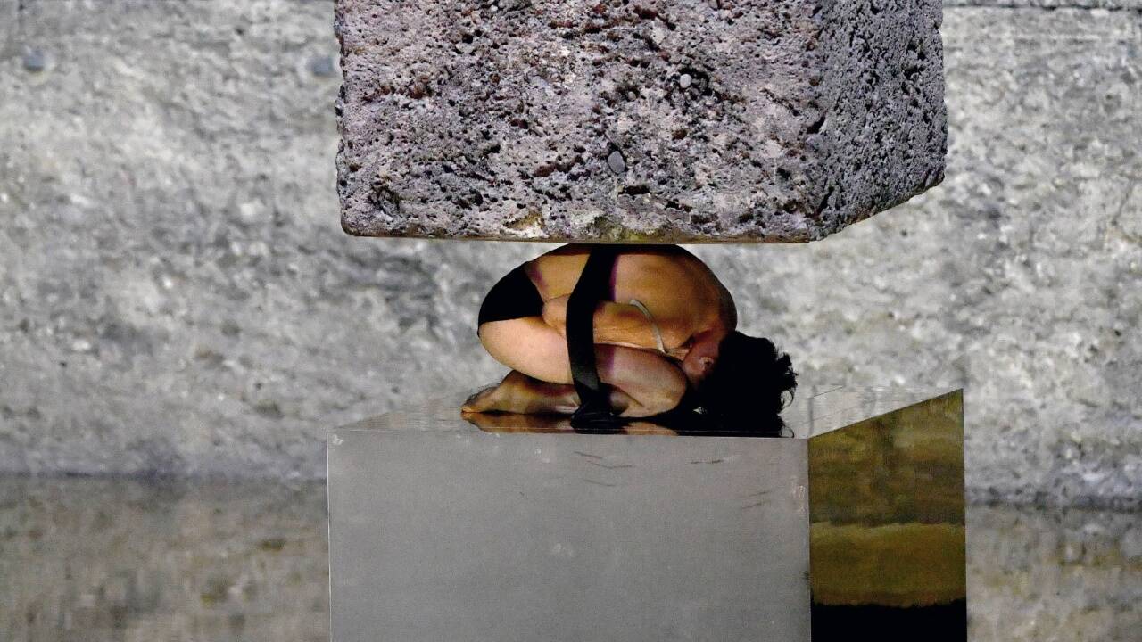 „Salome“ in der Felsenreitschule bei den Salzburger Festspielen: Asmik Grigorian (Salome). „Salome“ in der Felsenreitschule bei den Salzburger Festspielen: Asmik Grigorian (Salome).