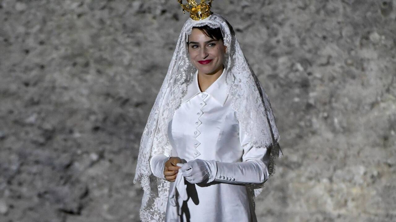 „Salome“ in der Felsenreitschule bei den Salzburger Festspielen: Asmik Grigorian (Salome). „Salome“ in der Felsenreitschule bei den Salzburger Festspielen: Asmik Grigorian (Salome).