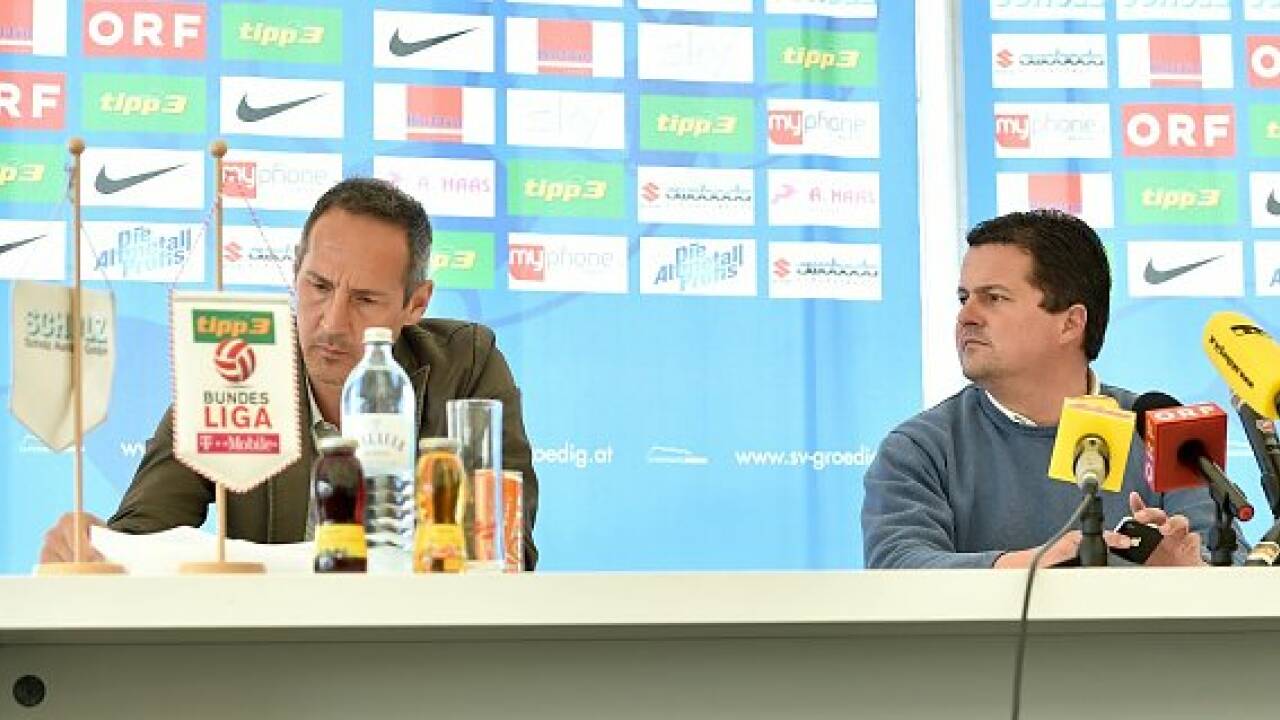 Adi Hütter verlässt den SV Grödig mit Saisonende
