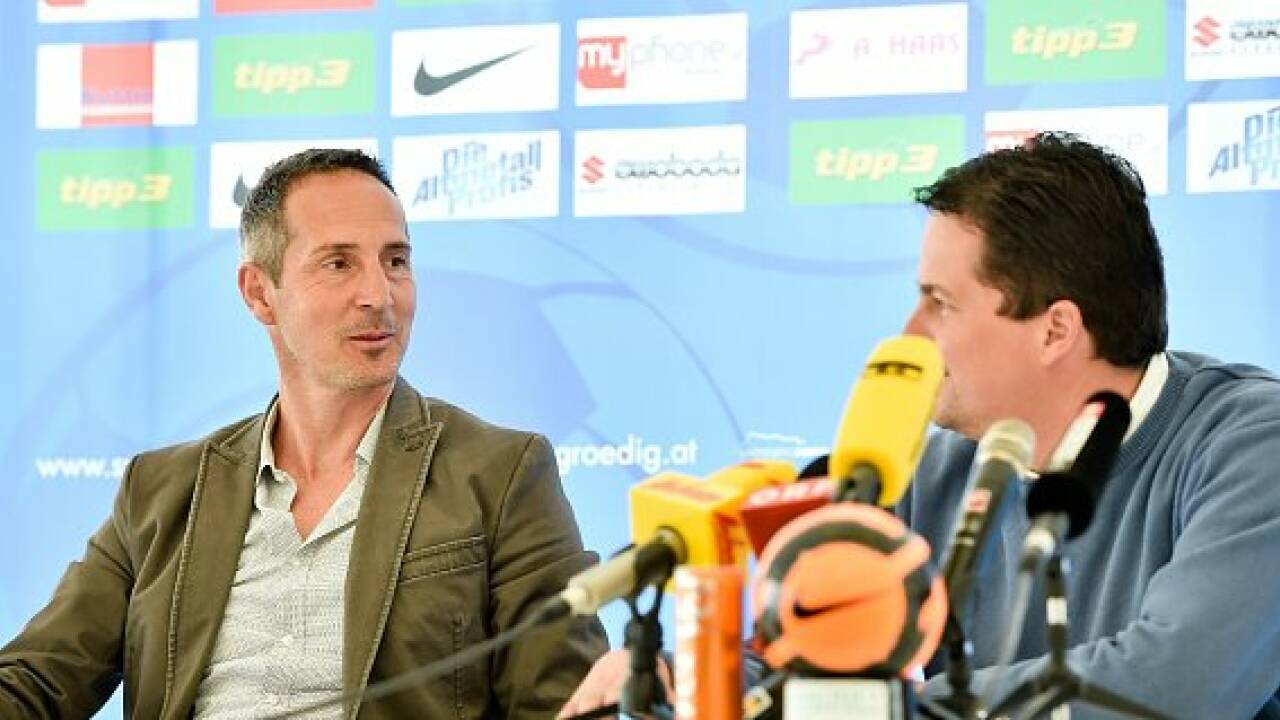 Adi Hütter verlässt den SV Grödig mit Saisonende