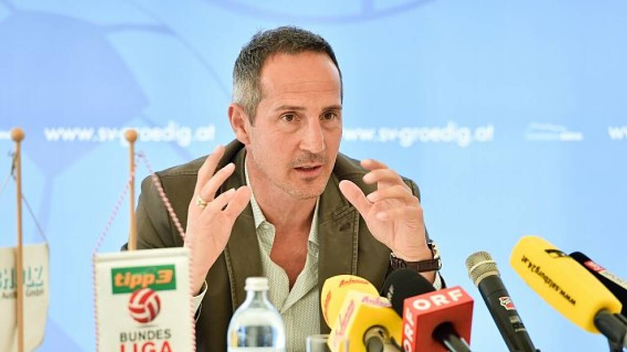 Adi Hütter verlässt den SV Grödig mit Saisonende