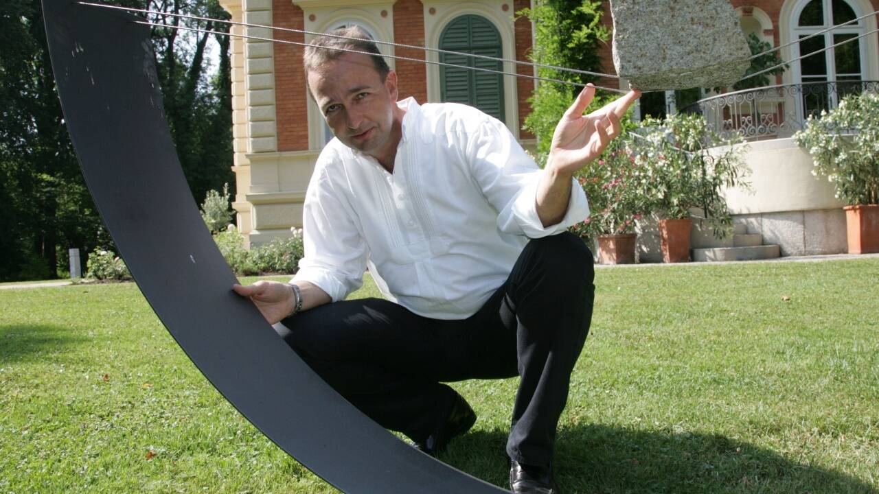 Karl Habsburg im Skulpturenpark der „Casa Austria“ (Archivbild). 