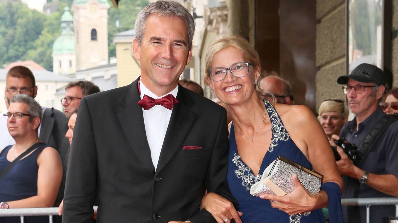 Finanzminister Hartwig Löger mit Ehefrau Claudia.  Finanzminister Hartwig Löger mit Ehefrau Claudia.