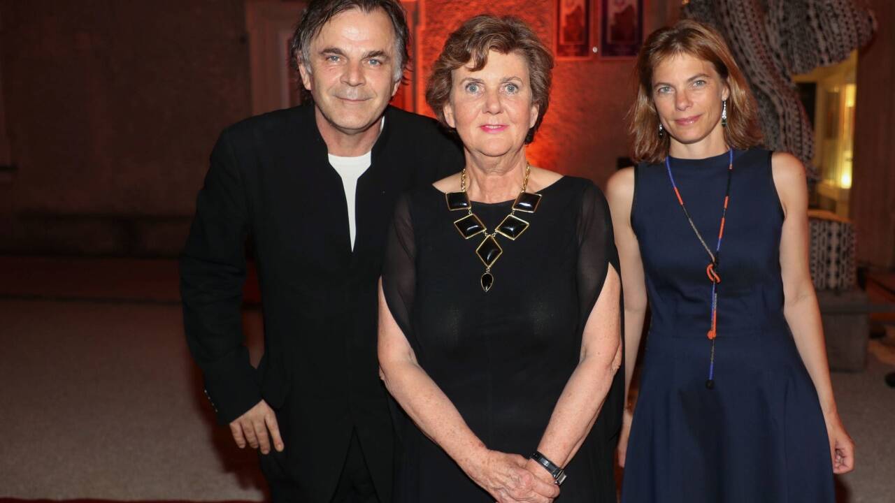 Festspielintendant Markus Hinterhäuser, Festspielpräsidentin Helga Rabl Stadler und Maria Hinterhäuser  Festspielintendant Markus Hinterhäuser, Festspielpräsidentin Helga Rabl Stadler und Maria Hinterhäuser