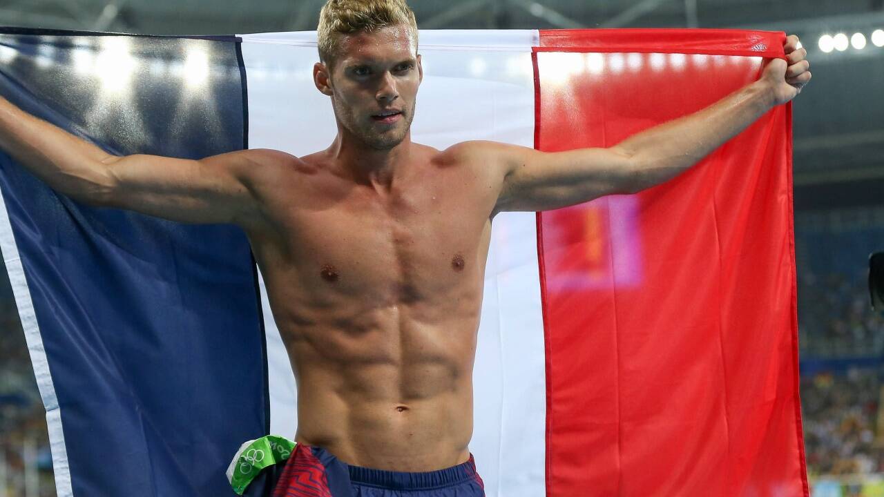 Zehnkampf-Weltmeister Kevin Mayer 8FRA). 