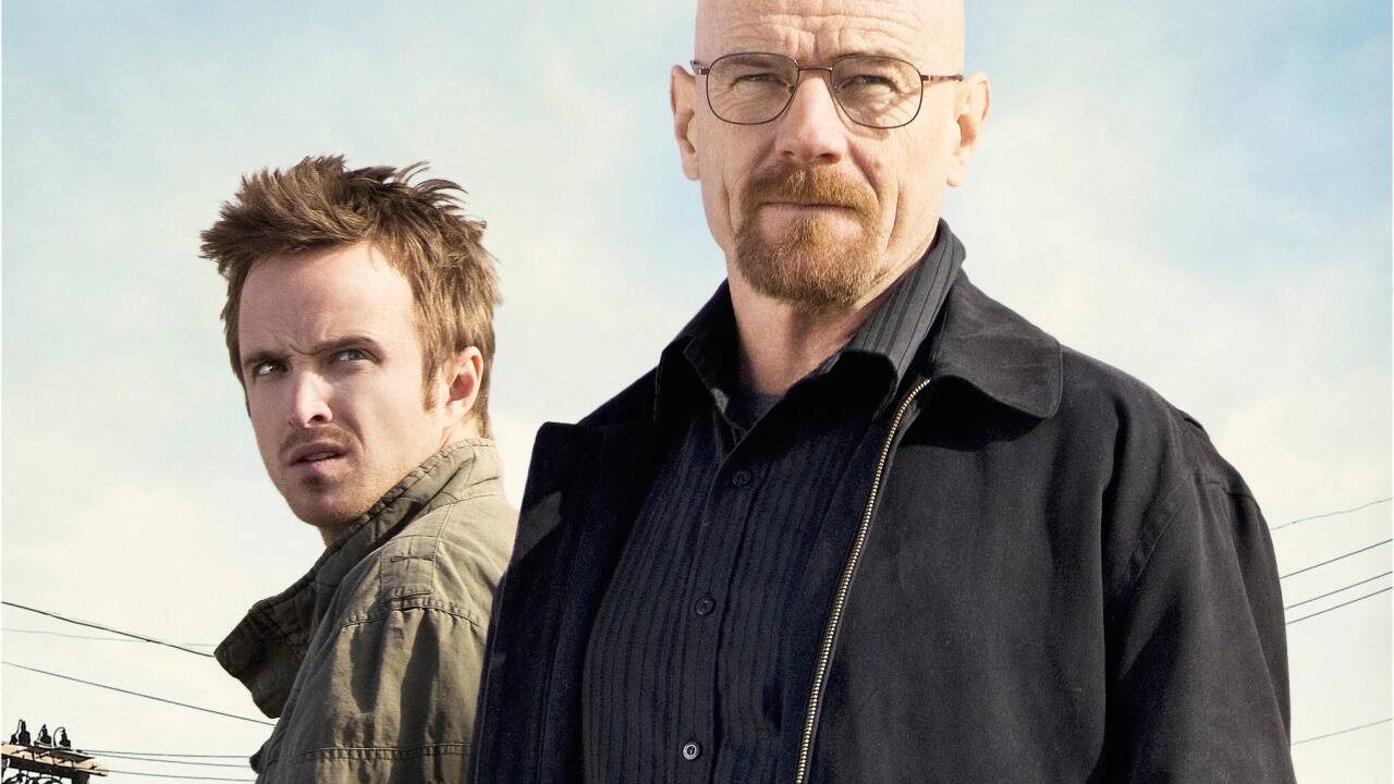 „Breaking Bad“ um Aaron Paul (hinten) und Bryan Cranston wird zehn Jahre alt; ... 