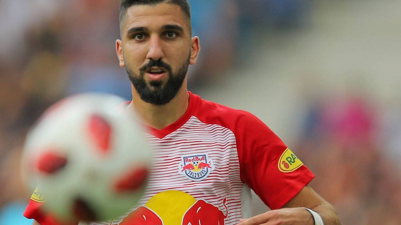 Salzburg-Torjäger Munas Dabbur.  Salzburg-Torjäger Munas Dabbur.