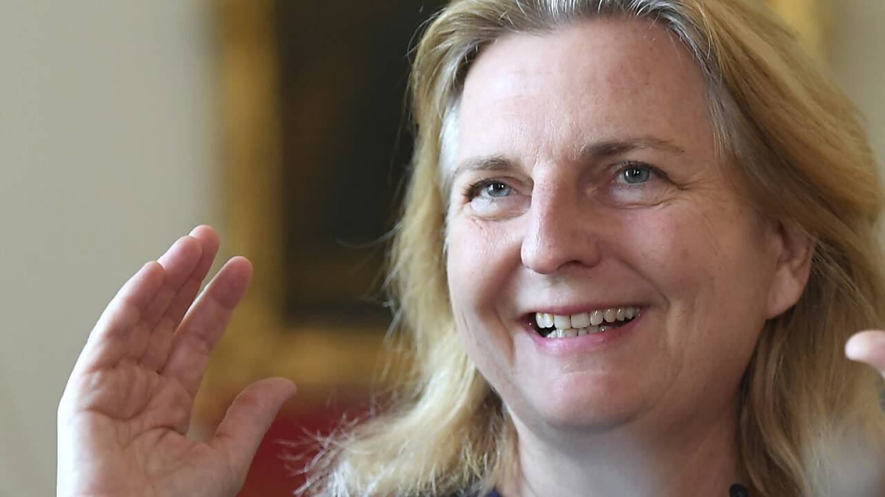Ministerin Karin Kneissl. Ministerin Karin Kneissl.