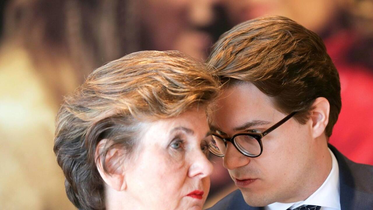 Festspielpräsidentin Helga Rabl Stadler und Direktor Lukas Crepaz. 